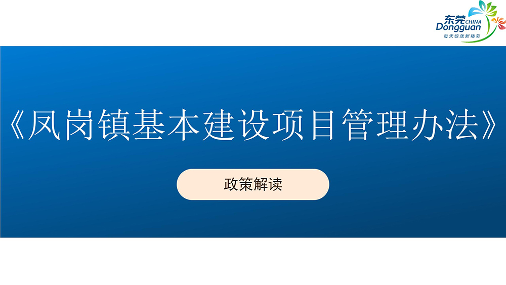 《鳳崗鎮(zhèn)基本建設項目管理辦法》政策解讀_01.jpg